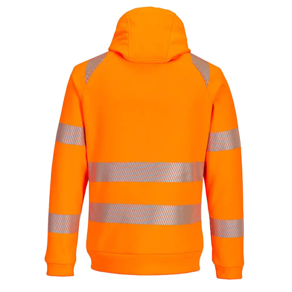 Portwest DX4 Hi-Vis Hoodie - Orange/Black / 4XL