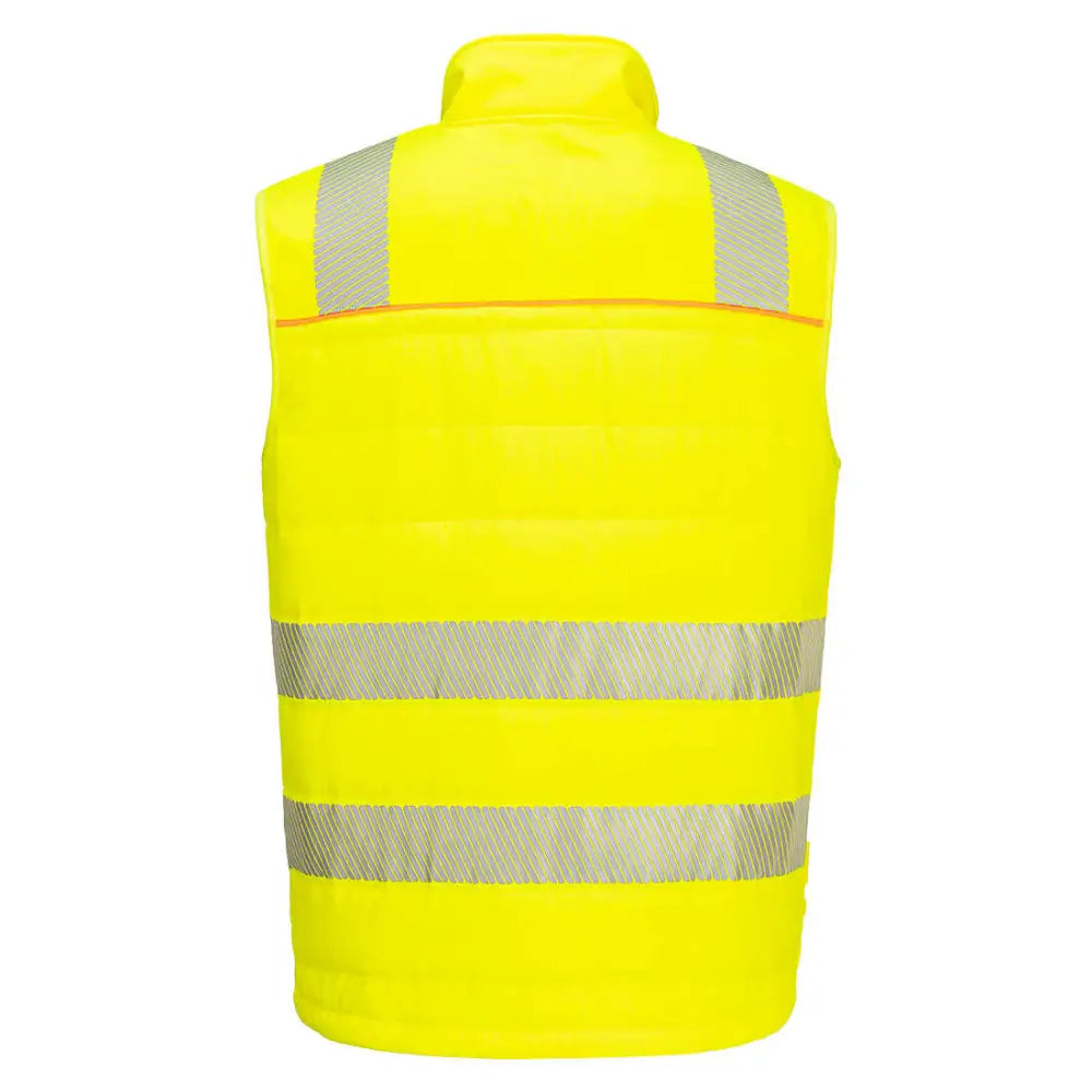 Portwest DX4 Hi-Vis Hybrid Baffle Bodywarmer