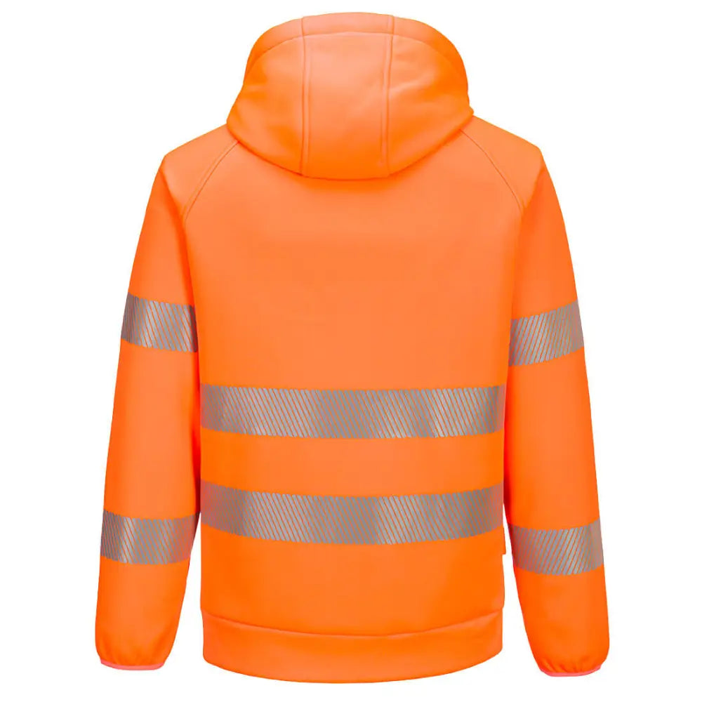 Portwest DX4 Hi-Vis Overhead Hoodie - Orange/Black / 4XL
