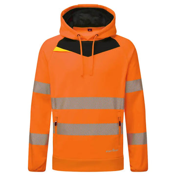 Portwest DX4 Hi-Vis Overhead Hoodie - Orange/Black / 4XL