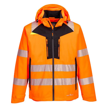 Portwest DX4 Hi-Vis Rain Jacket - Orange / 4XL