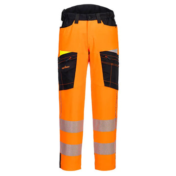 Portwest DX4 Hi-Vis Service Trousers - Orange/Black / 28
