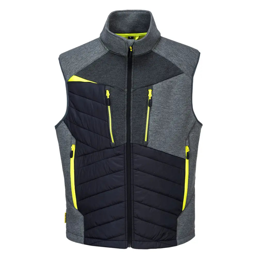 Portwest DX4 Hybrid Baffle Gilet - Metal Grey / L