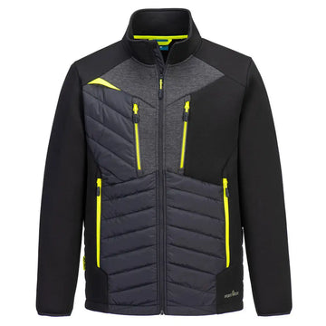 Portwest DX4 Hybrid Baffle Jacket - Black / L
