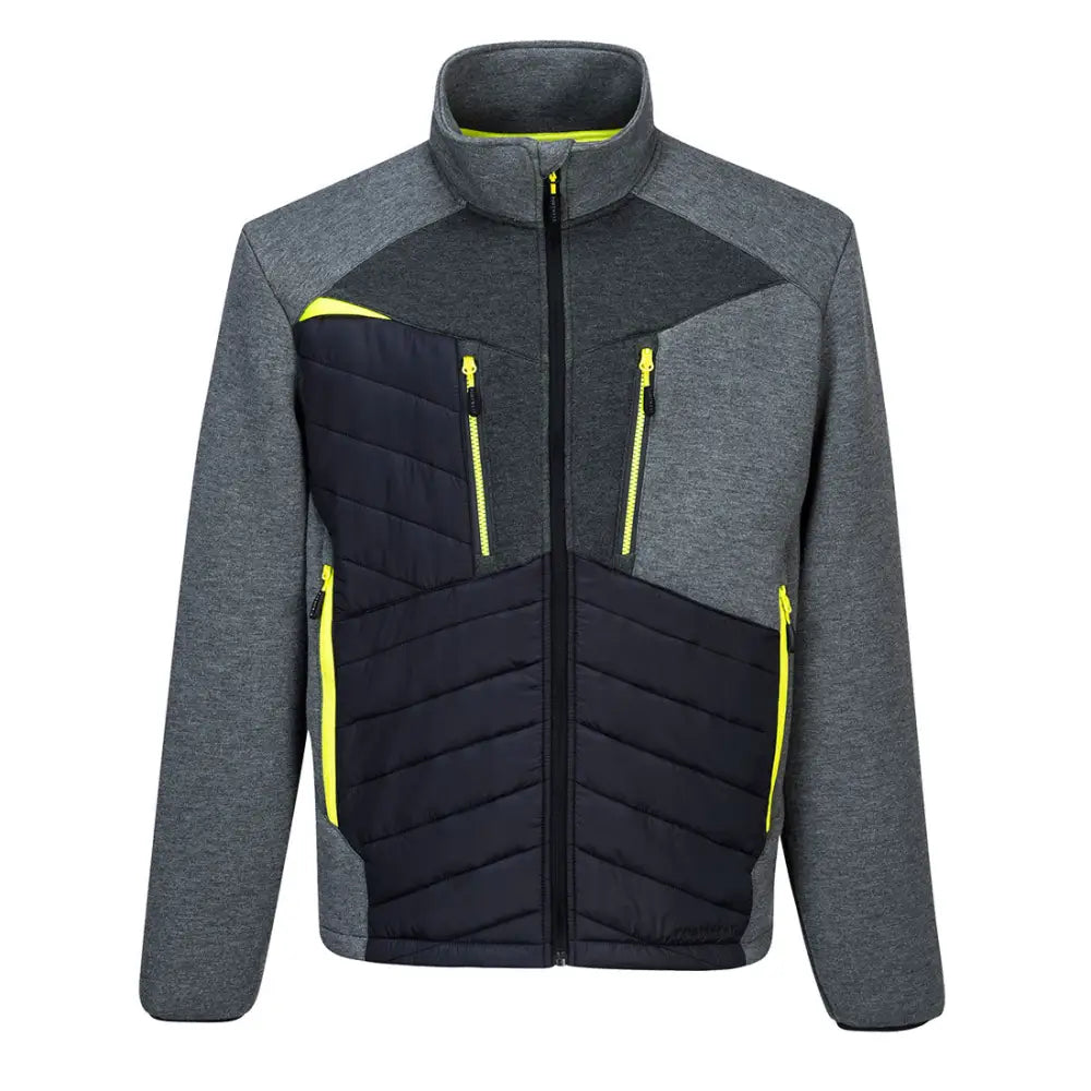 Portwest DX4 Hybrid Baffle Jacket - Metal Grey / L