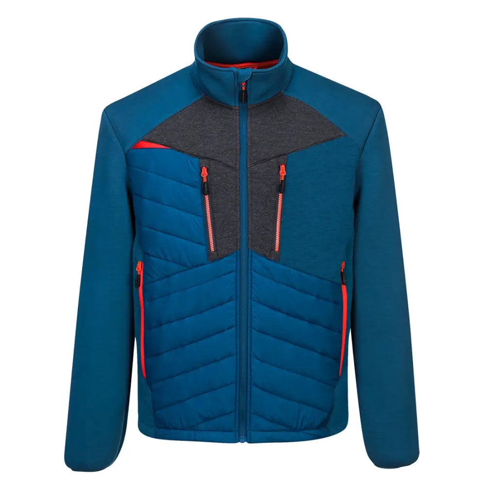 Portwest DX4 Hybrid Baffle Jacket - Metro Blue / L
