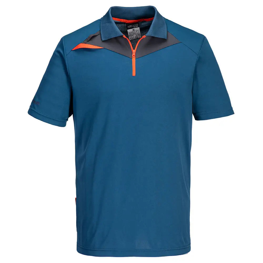 Portwest DX4 Polo Shirt S/S - Metro Blue / L