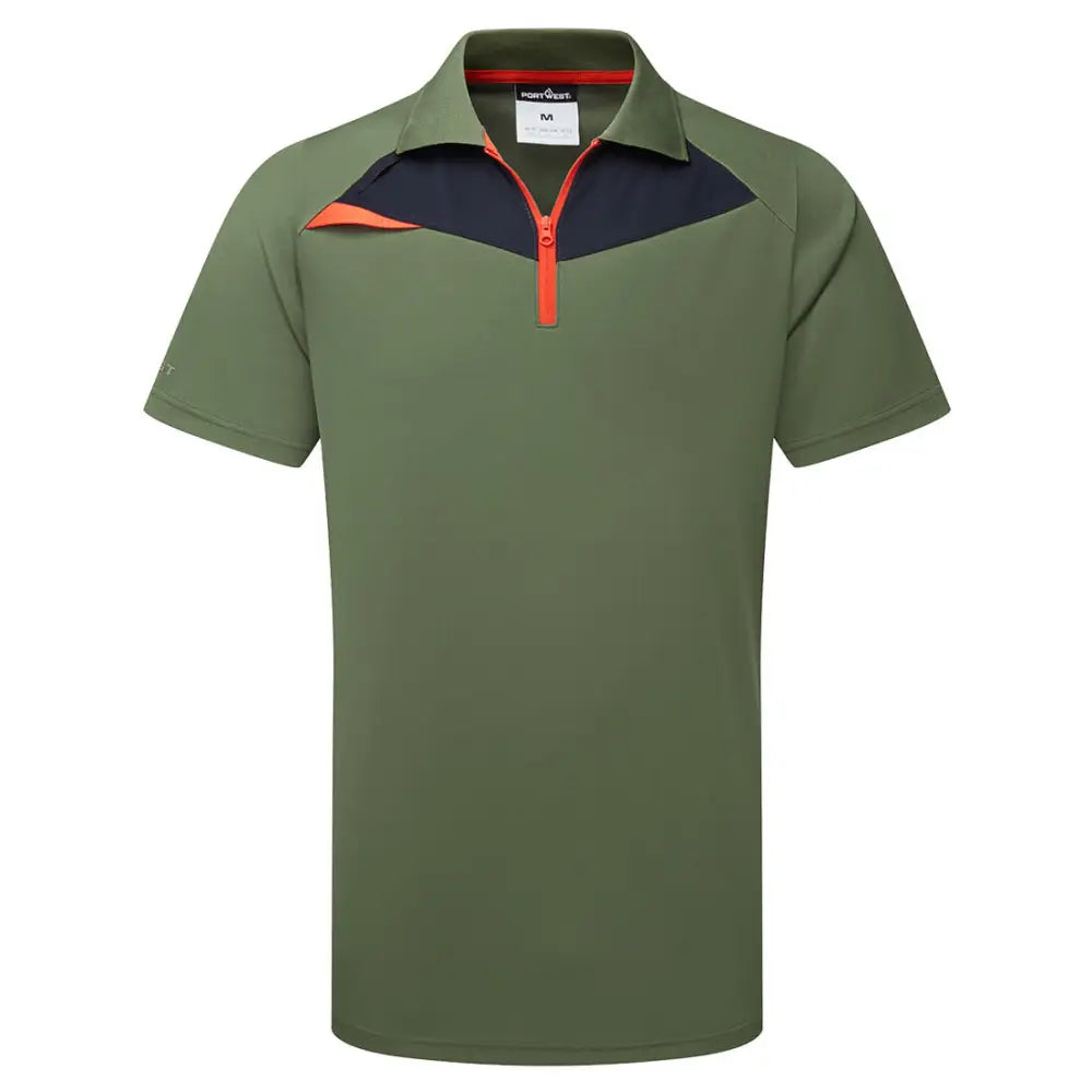 Portwest DX4 Polo Shirt S/S - Moss Green / L