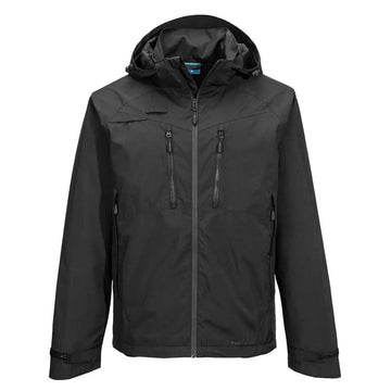Portwest DX4 Rain Jacket - All Black / L
