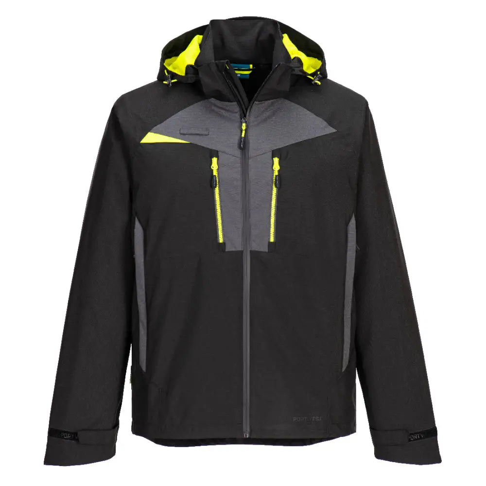 Portwest DX4 Rain Jacket - Black / L