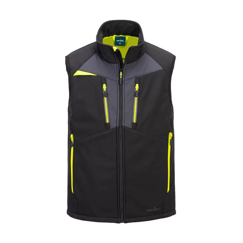 Portwest DX4 Softshell Bodywarmer (3L) - Black / L