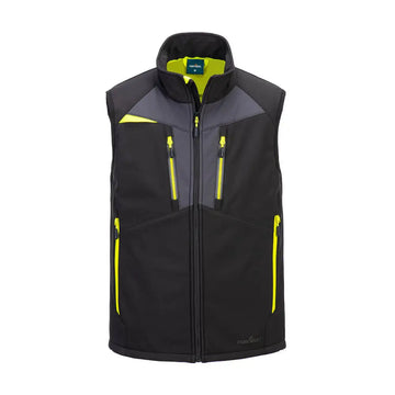 Portwest DX4 Softshell Bodywarmer (3L) - Black / L