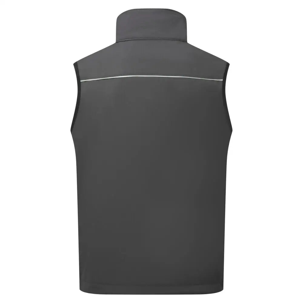 Portwest DX4 Softshell Bodywarmer (3L) - Metal Grey back