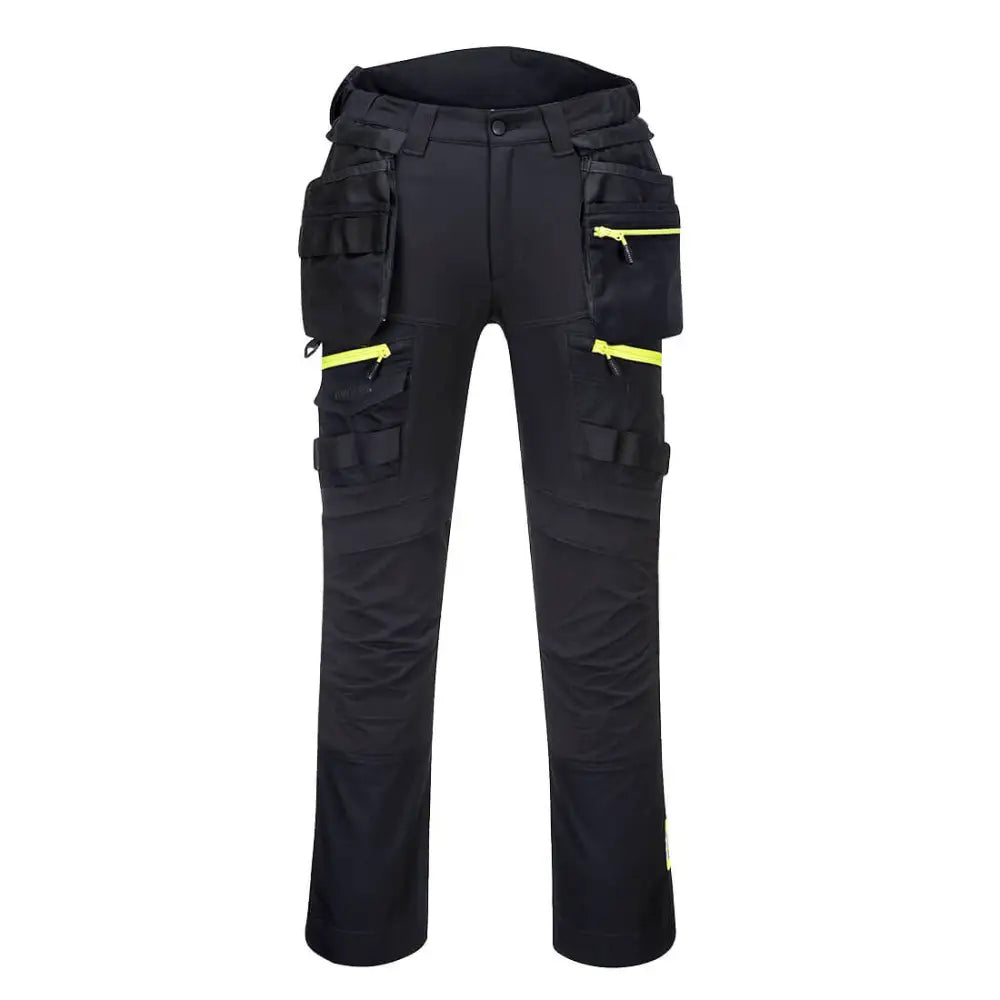 Portwest DX4 Women’s Detachable Holster Pocket Trousers - Black / 26