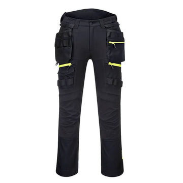 Portwest DX4 Women’s Detachable Holster Pocket Trousers - Black / 26