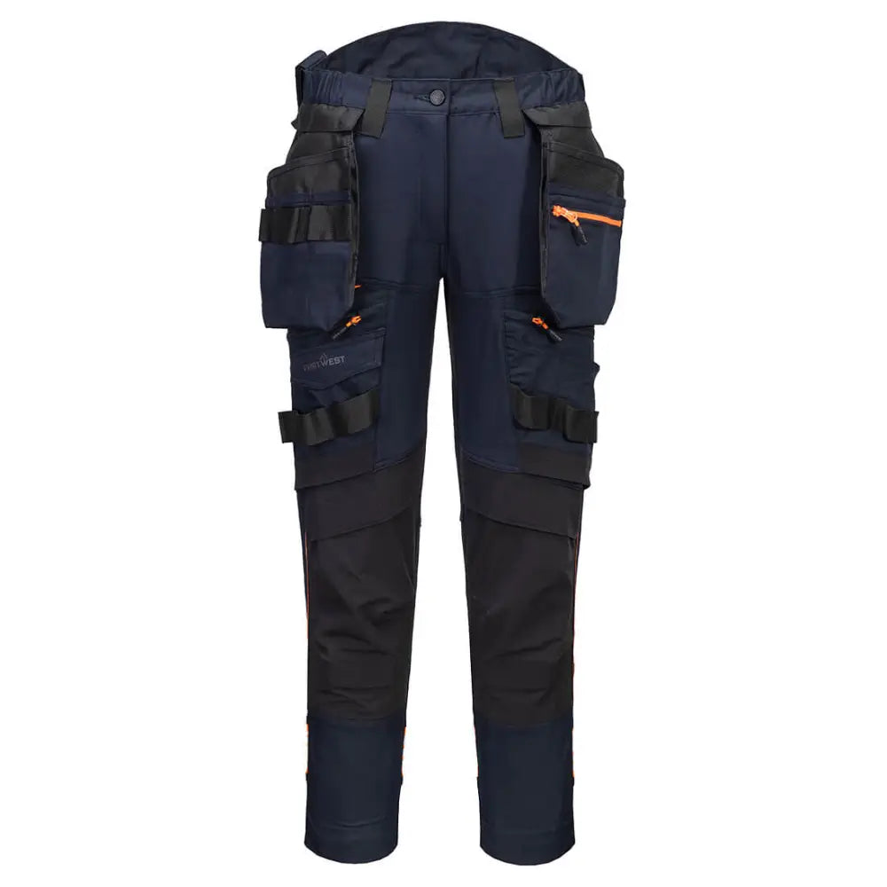 Portwest DX4 Women’s Detachable Holster Pocket Trousers - Dark Navy / 26