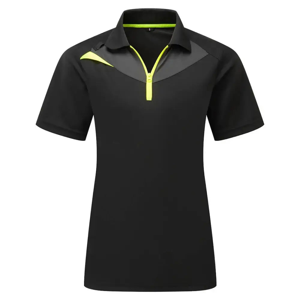 Portwest DX4 Women's Polo Shirt S/S - Black / L