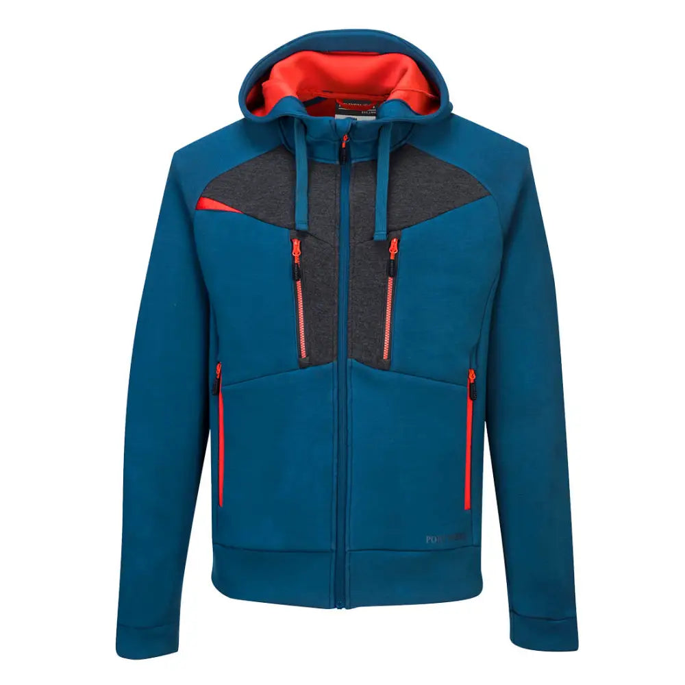 Portwest DX4 Zipped Hoodie - Metro Blue / L
