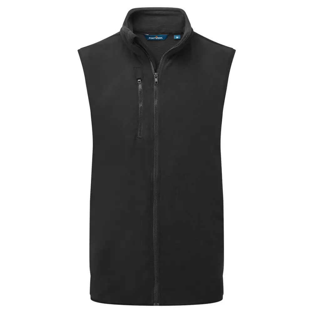 Portwest Eco Fleece Gilet - Black / L