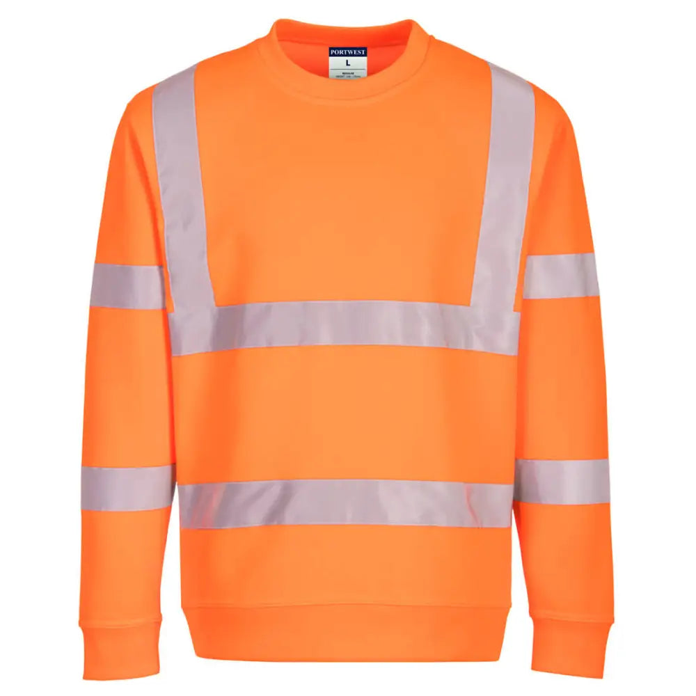 Portwest Eco Hi-Vis Sweatshirt - Orange / 4XL