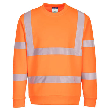 Portwest Eco Hi-Vis Sweatshirt - Orange / 4XL