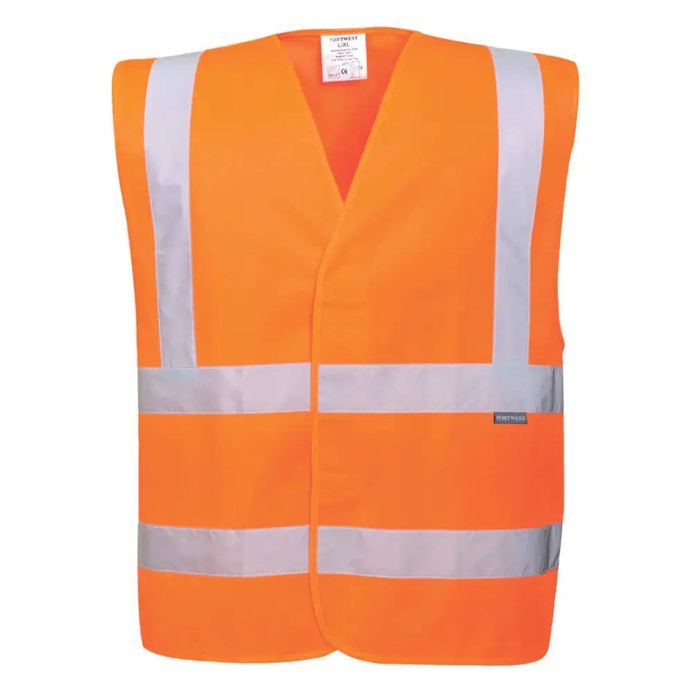 Portwest Eco Hi-Vis Vest (10 Pack) - Orange / 4X/5X