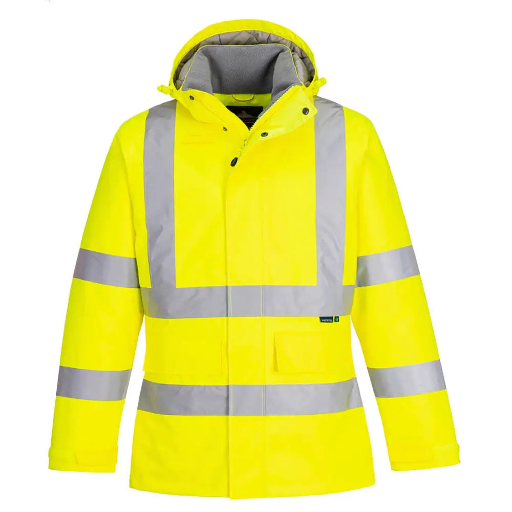 Portwest Eco Hi-Vis Winter Jacket - Yellow / 4XL