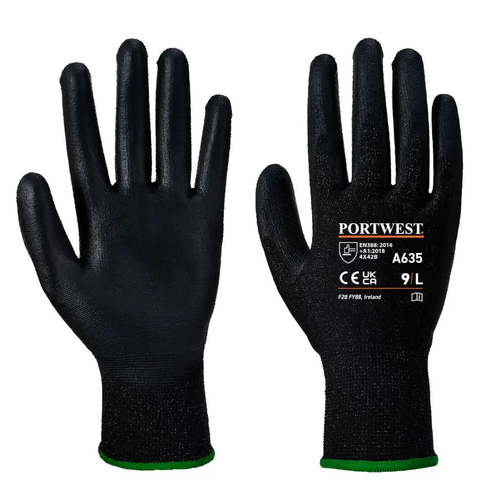 Portwest Economy Cut Glove - Black / L