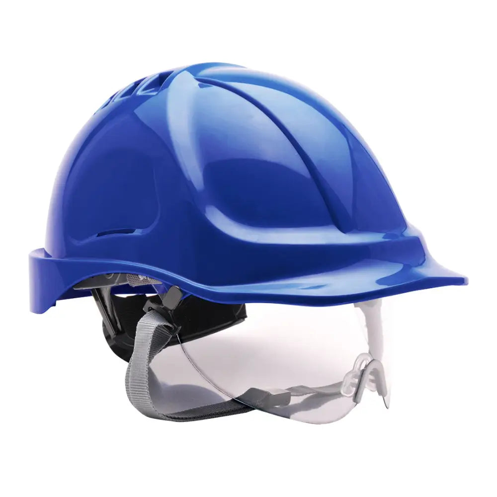Portwest Endurance Visor Helmet - Royal Blue