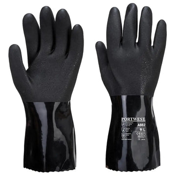 Portwest ESD PVC Chemical Gauntlet - L