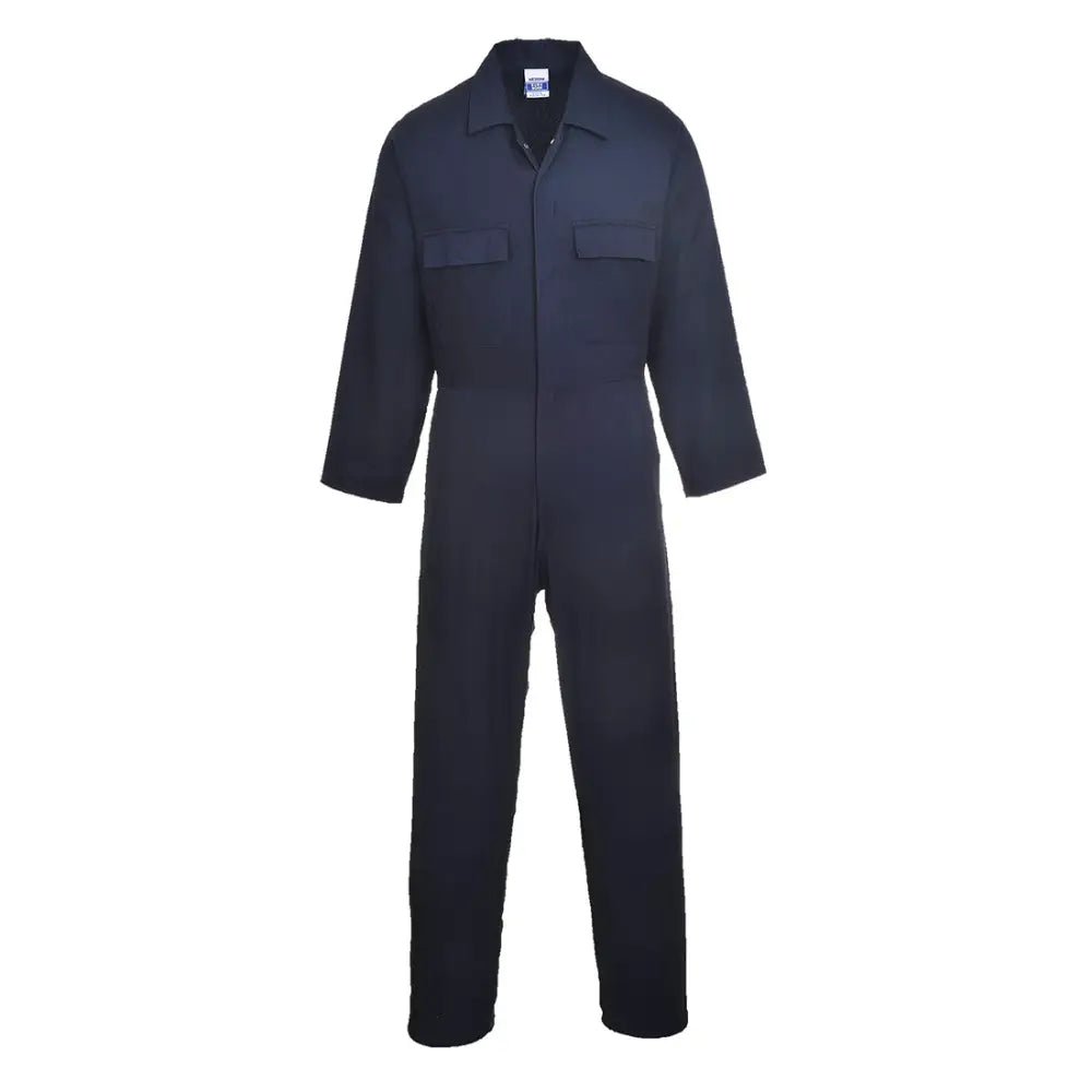 Portwest Euro Cotton Work Coverall - Black / L