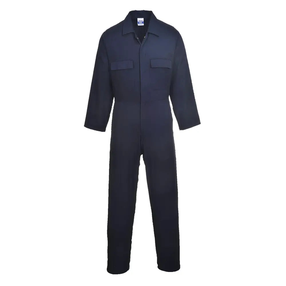 Portwest Euro Cotton Work Coverall - Navy Tall / L