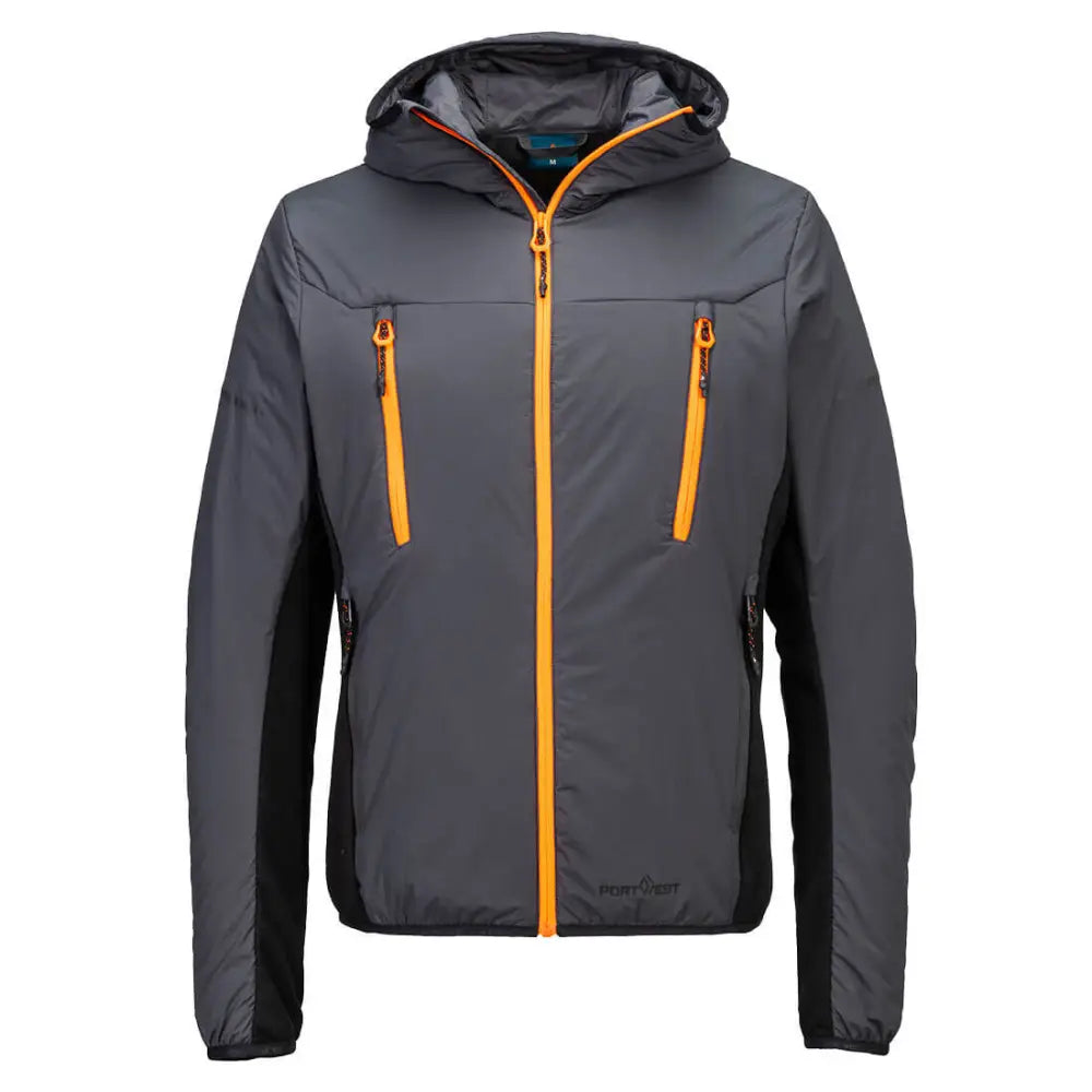 Portwest EV4 Insulated Hybrid Jacket - Metal Grey / L