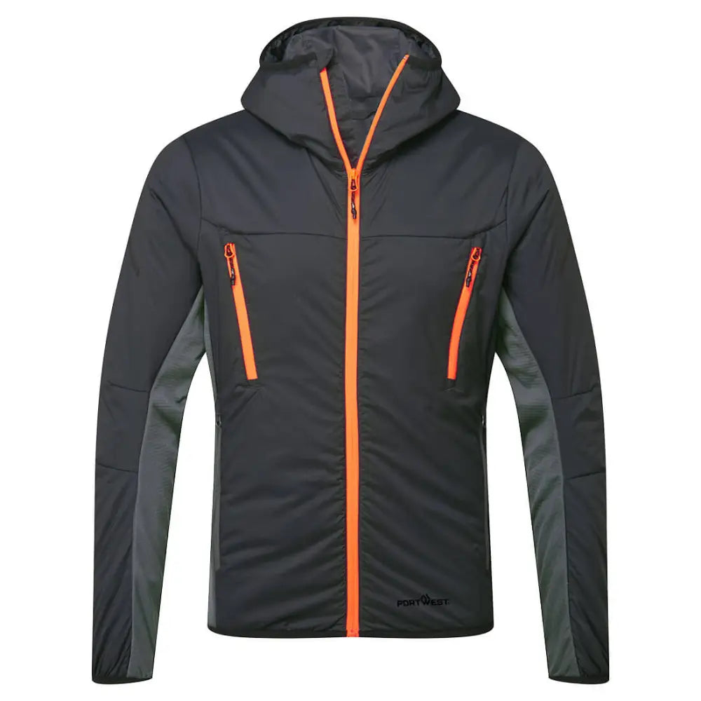 Portwest EV4 Insulated Hybrid Jacket - Metal Grey Tall / L