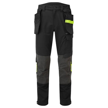 Portwest EV4 Stretch Detachable Holster Trouser - Black / 26