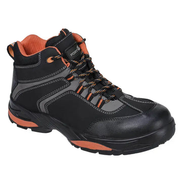 Portwest FC60 Composite Nubuck Leather Ankle Boot S3S HRO FO SR - Black / 37