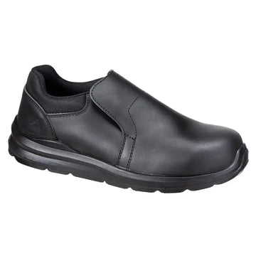 Portwest FC80 Composite Action Leather Slip On Shoes S3S SR FO