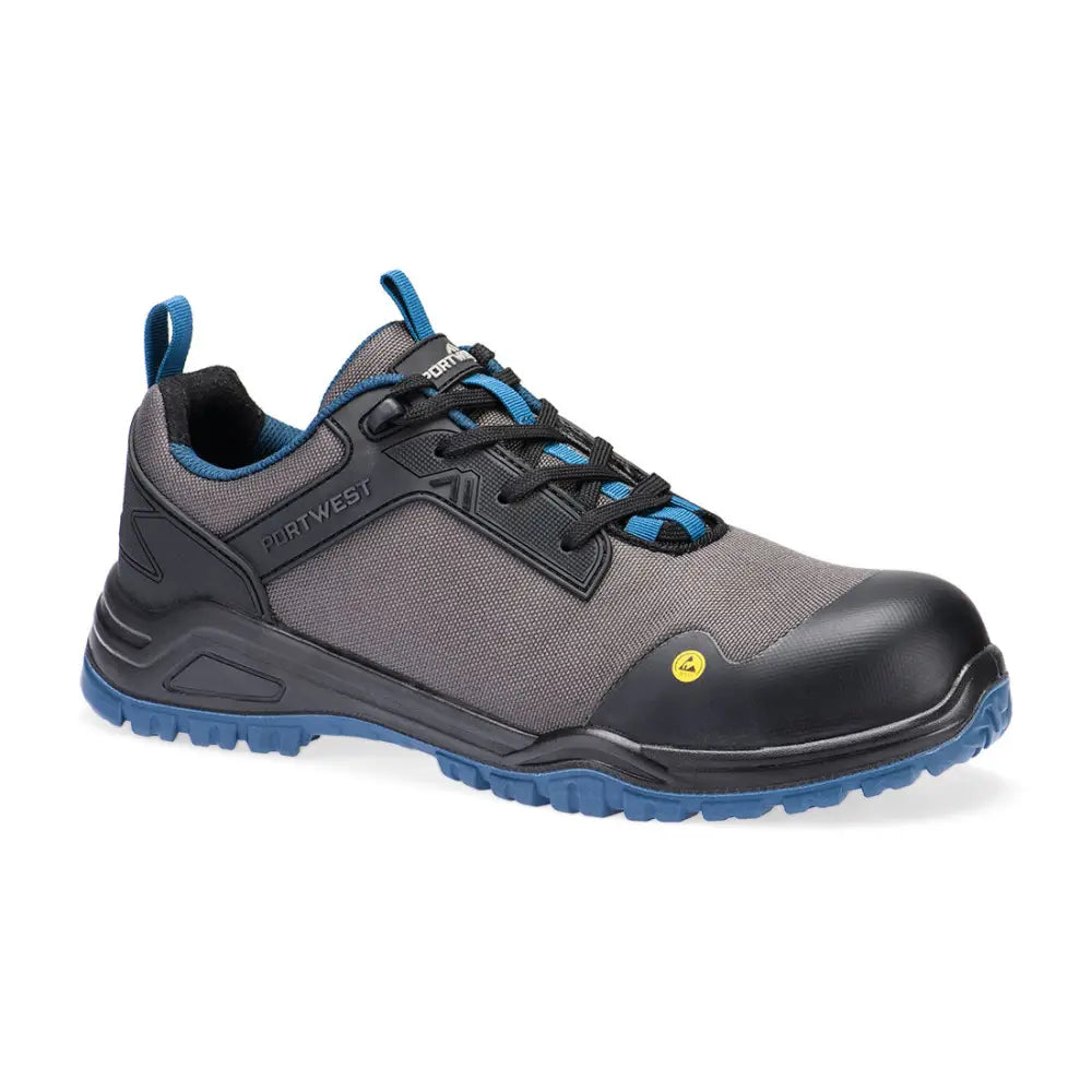 Portwest FE11 Composite Mesh Low Shoe S3S ESD SR FO - Black/Teal / 38 - Shoe