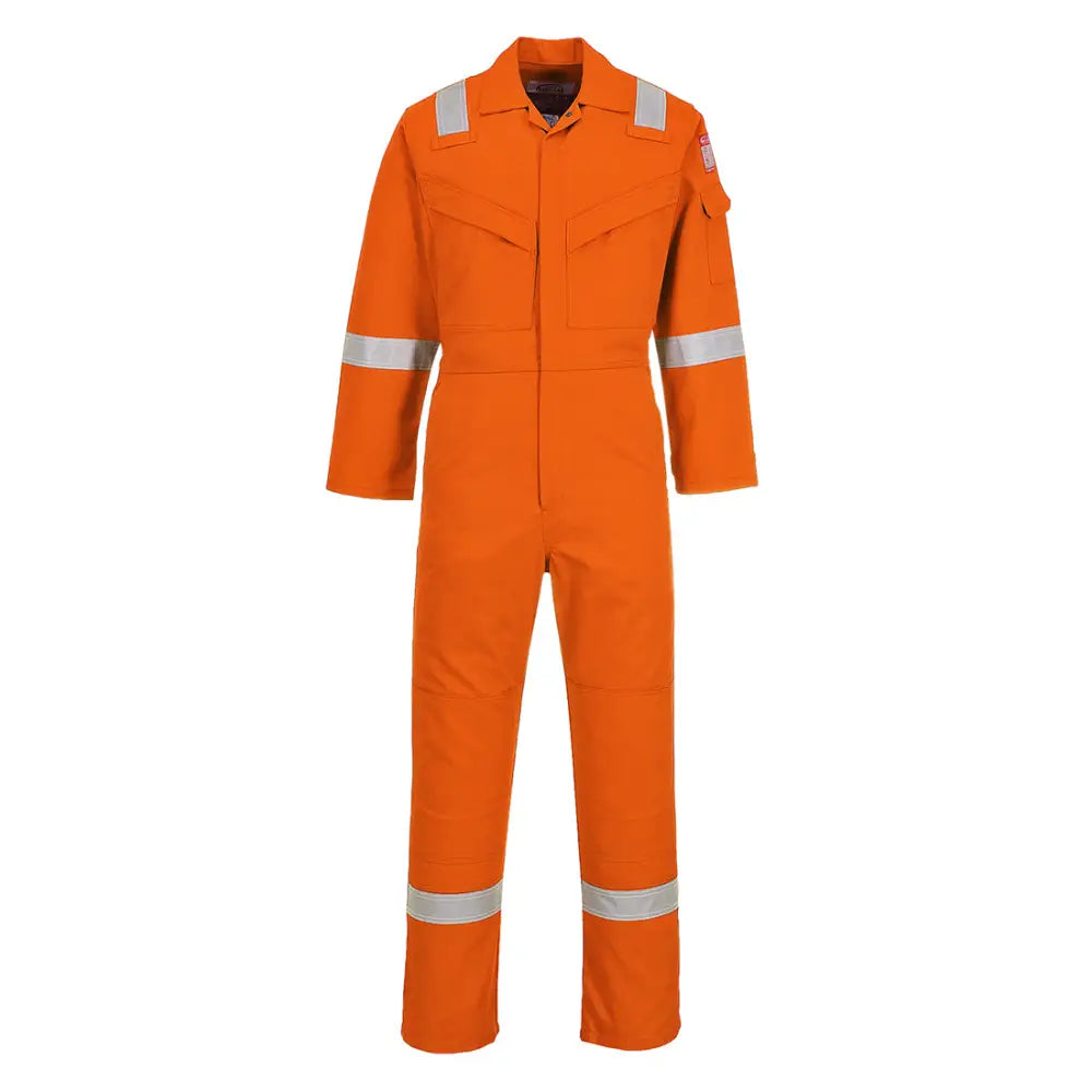 Portwest Flame Resistant Anti-Static Coverall 350g - Orange / 4XL