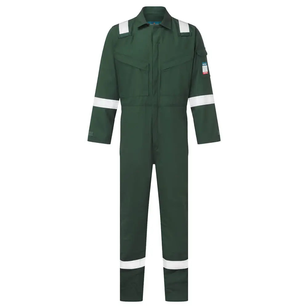 Portwest Flame Resistant Light Weight Anti-Static Coverall 280g - Black / L
