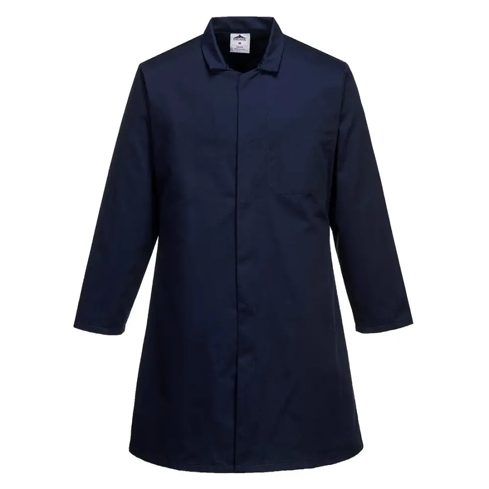 Portwest Food Industry Men’s 1 Pocket Coat - Navy / 4XL