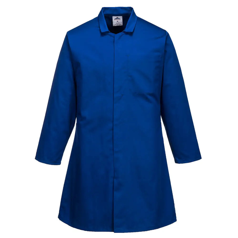 Portwest Food Industry Men’s 1 Pocket Coat - Royal Blue / 4XL