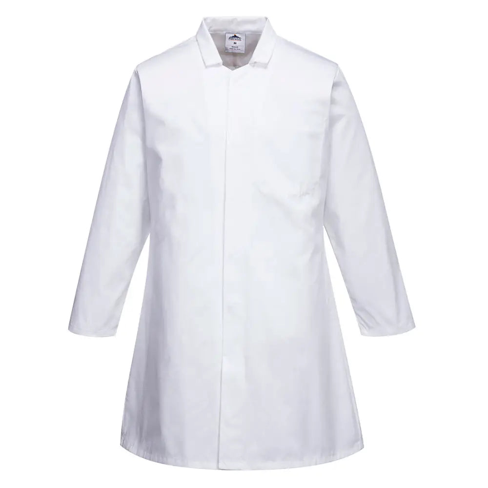 Portwest Food Industry Men’s 1 Pocket Coat - White / 4XL