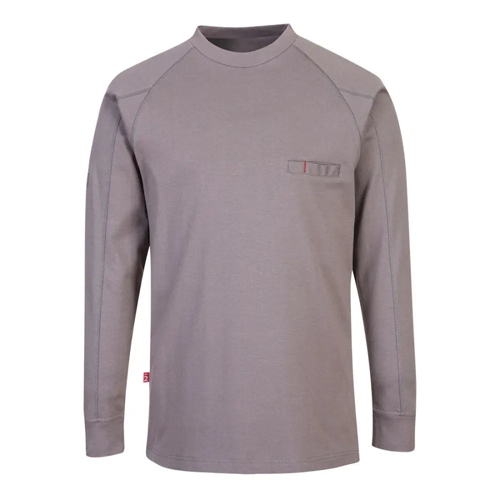 Portwest FR Anti-Static Crew Neck - Grey / L