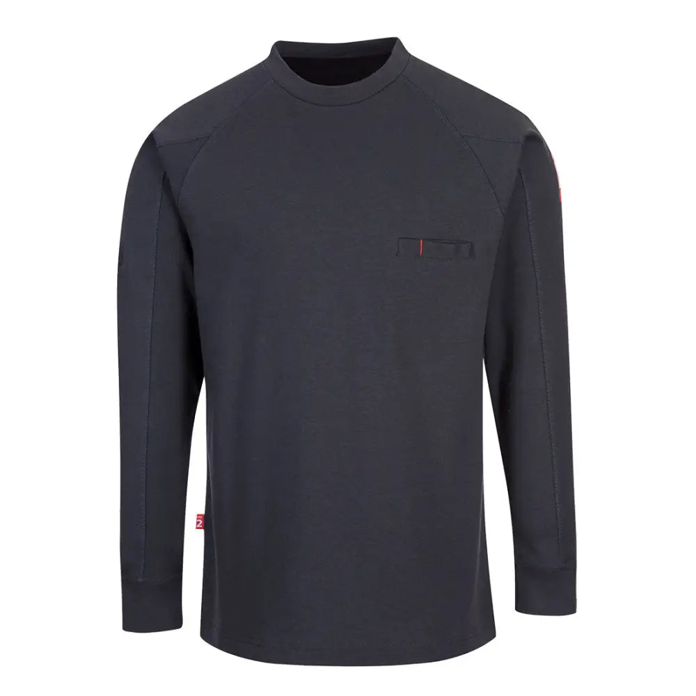 Portwest FR Anti-Static Crew Neck - Navy / L