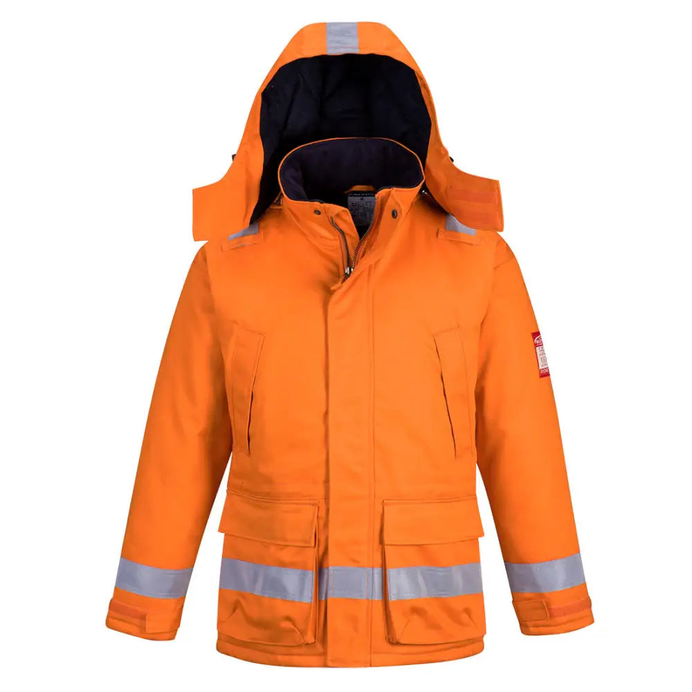 Portwest FR Anti-Static Winter Jacket - Orange / L
