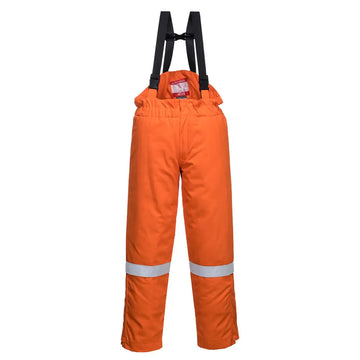 Portwest FR Anti-Static Winter Salopettes - Orange / L