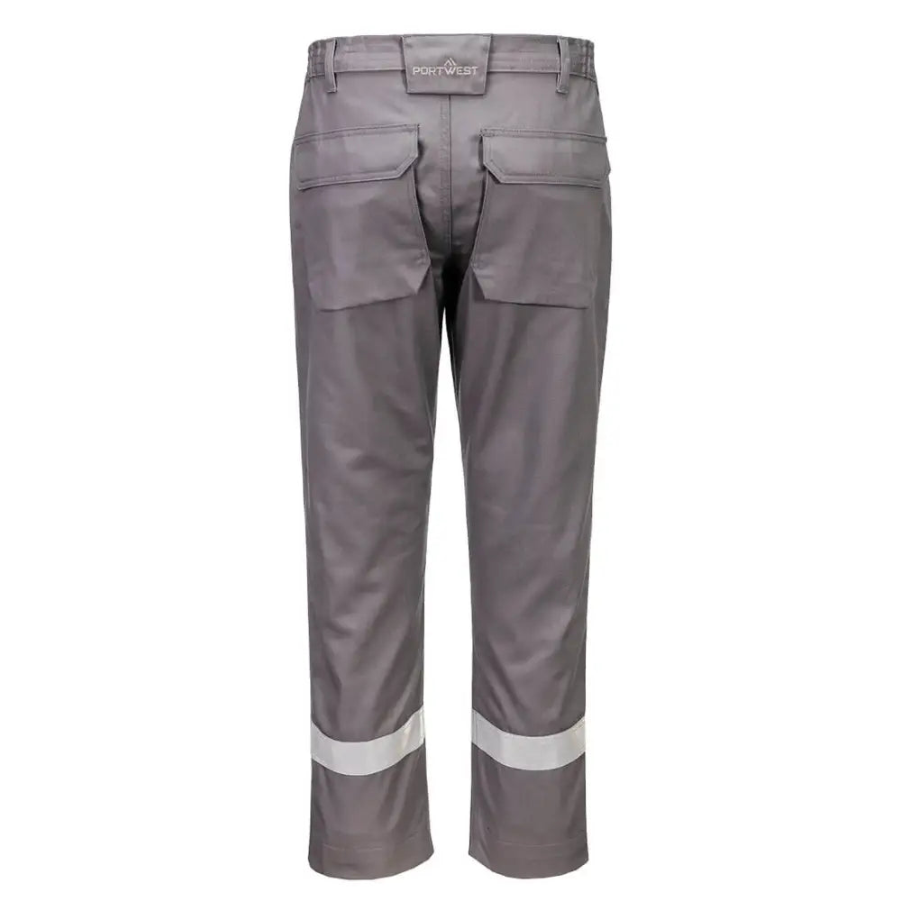 Portwest FR Chemical Resistant Trousers - Grey / 30