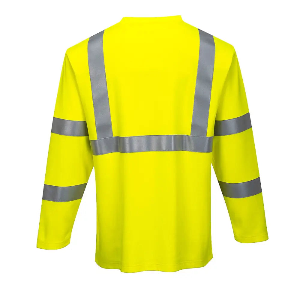Portwest FR Hi-Vis Long Sleeve T-Shirt - L
