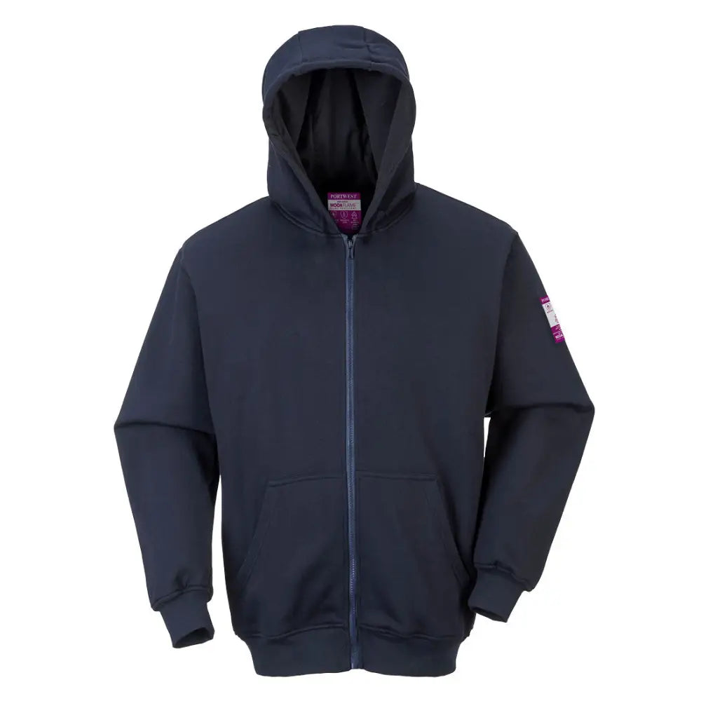Portwest FR Zip Front Hooded Sweatshirt - 4XL